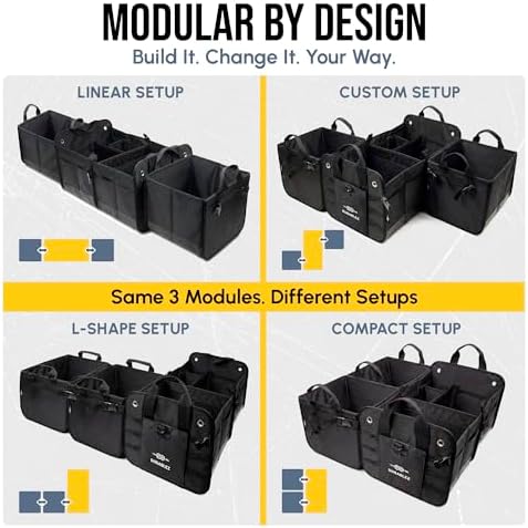Extra Large Car Trunk Organizer System, Modular & Collapsible - Image 2