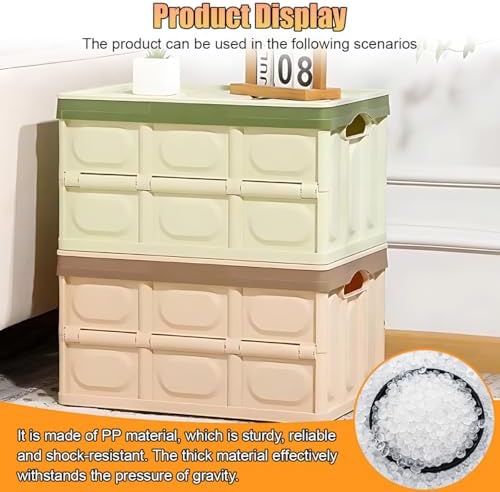 Car Trunk Organizer, Foldable Plastic Cargo Storage Box - Image 4