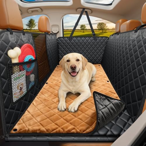 URPOWER Hard Bottom Dog Car Seat Cover, Back Seat Extender by URPOWER