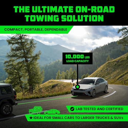 Rhino USA Tow Strap with Hooks - Image 2