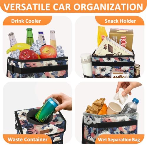 Vankor Car Trash Can with Lid Leak Proof Car Accessories - Image 6