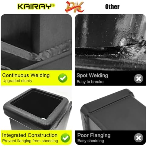 KAIRAY 1-1/4 inch to 2 inch Hitch Adapter Trailer Hitch Extension Riser - Image 4