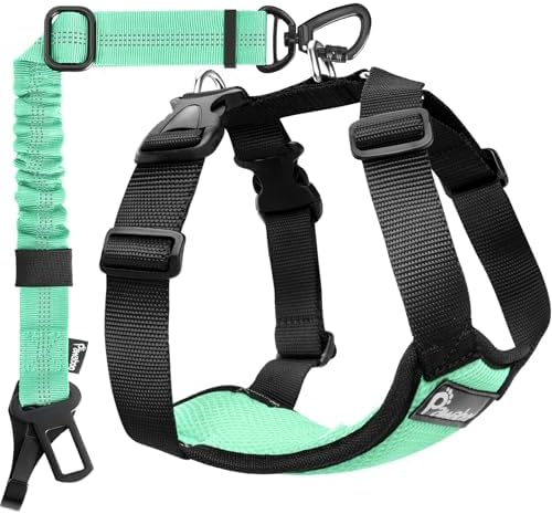 Pawaboo Dog Seat Belt Harness for Car, Seatbelt Harness by Pawaboo