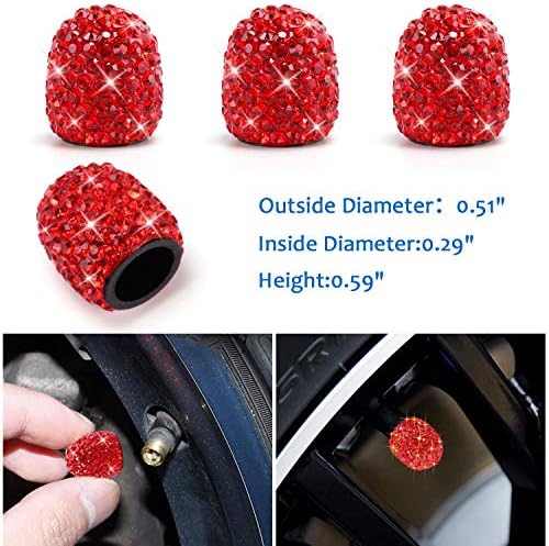 ToBeQueen 15-Piece Bling Car Accessories Set - Image 6