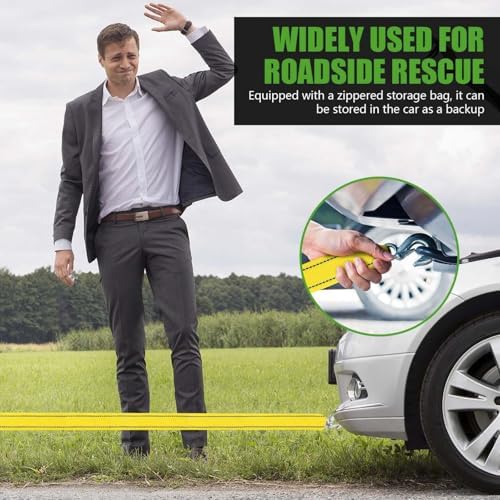 4 Pack Heavy Duty Tow Strap Rope - Image 7