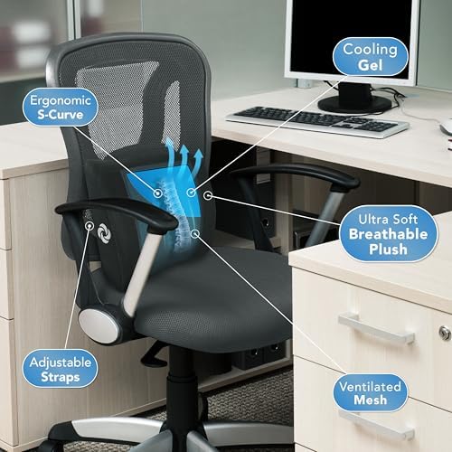 Samsonite Cooling Memory Foam Lumbar Support Pillow - Image 6