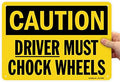 SmartSign 10 x 14 inch “Caution by SmartSign