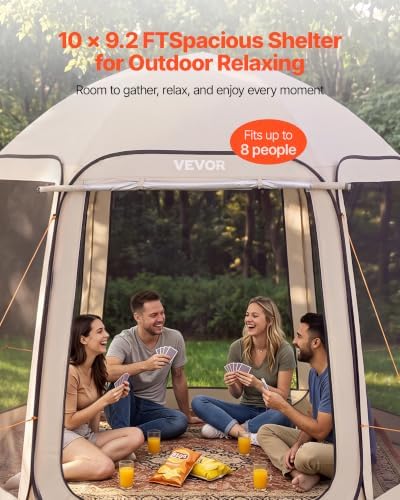 Pop Up Screen House Tent VEVOR 10 x 9.2 FT Pop-Up Screen Room - Image 3