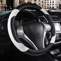 Leather Car Steering Wheel Cover, Universal Fit by Szttswamp