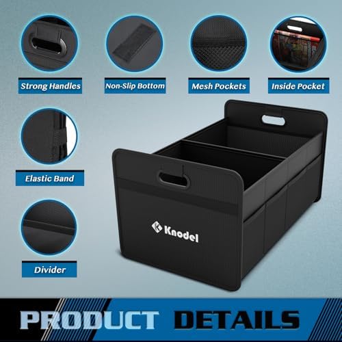 K KNODEL Foldable Trunk Storage Organizer - Image 3
