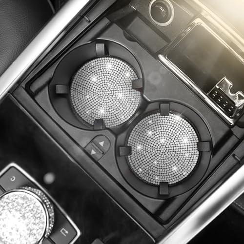 Osilly 2PCS 2.75 Inch Rhinestone Cup Holder Coasters - Image 6