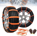 Universal Anti-Skid Snow Tire Chains, 2026 Upgraded Portable Emergency Non-Slip by AIIONP