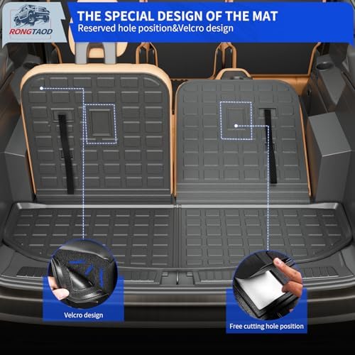 Rongtaod Cargo Mat + 2nd & 3rd Row Backrest Mats - Image 6