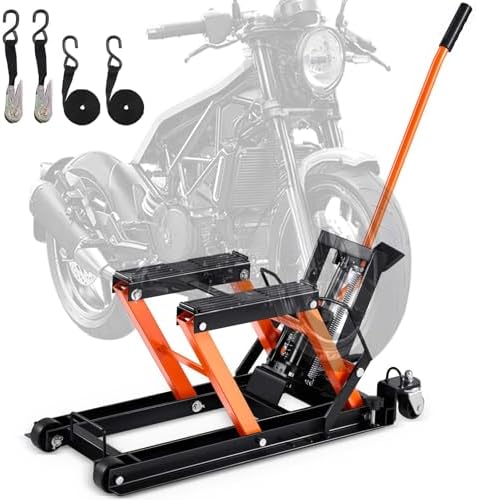 VEVOR Hydraulic Motorcycle Lift Jack 1500 LBS Capacity ATV Scissor Lift Jack by VEVOR