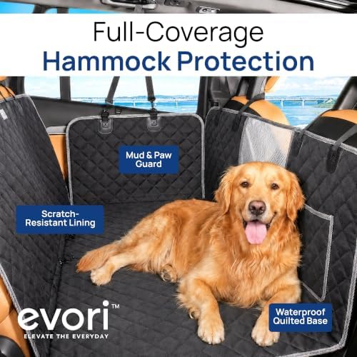 Dog Car Seat Cover for Back Seat, Waterproof Hammock - Image 3