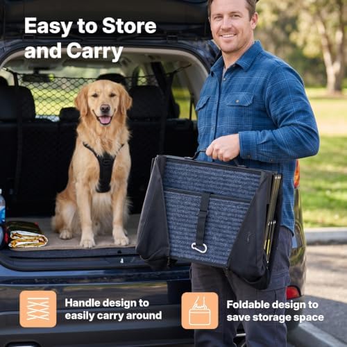 Veehoo Foldable Dog Steps for Car SUV, Large Dogs Stairs - Image 7
