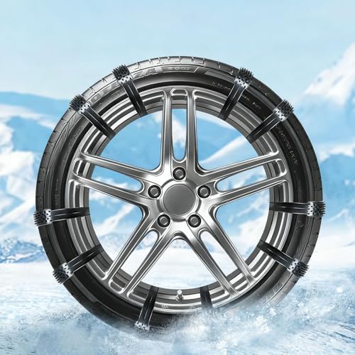 Temporary Tire Straps, Anti Skid Snow Tire Chains, Tire Zip Ties - Image 4