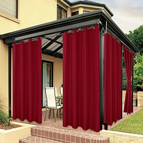 BONZER Outdoor Curtains for Patio Waterproof Thick Privacy by Bonzer