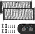 RED WOLF 2 Pcs Universal Cargo Net Pocket Elastic Mesh Netting Car Mesh Pouch by REDWOLF
