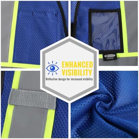 JKSafety Safety Vest for men women Hi Vis Vest - Image 4