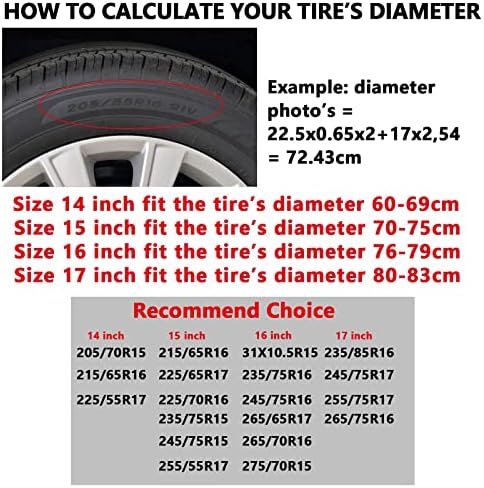 Spare Tire Cover for RV Trailer, Waterproof Leather American Flag Spare Tire - Image 6