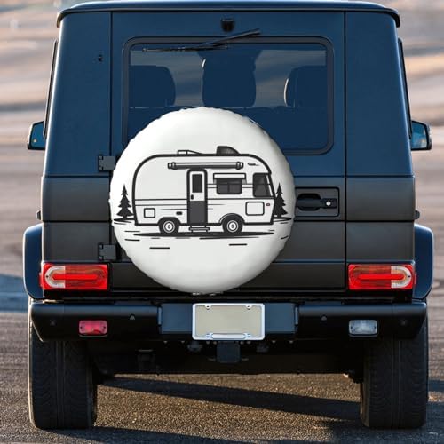 Touring Car Spare Tire Cover Wheel Protectors - Image 3