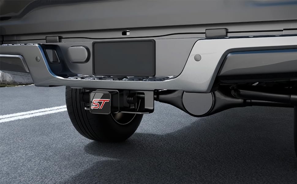 ST Logo Hitch Cover for 2 Inch Receivers, ST Trailer Hitch Cover Tube Plug - Image 2