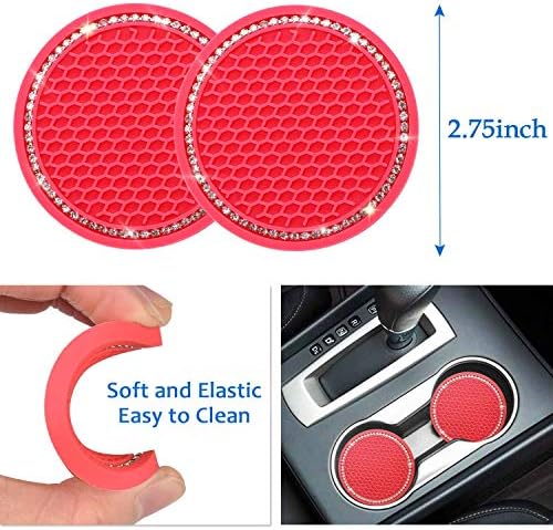 ToBeQueen 15-Piece Bling Car Accessories Set - Image 4