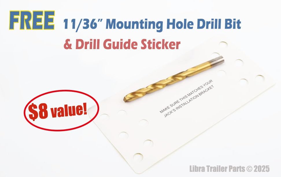 LIBRA 9K lb HD 24" RV Trailer Camper Stabilizer Leveling Scissor Jacks - Image 4
