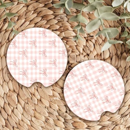 Ceramic Car Coasters – Absorbent Car Cup Holder Coaster Set - Image 7
