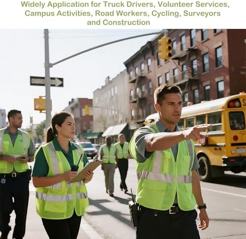 Reflective Safety Vest for Men Women Construction Vest ANSI Standard AP1 - Image 3