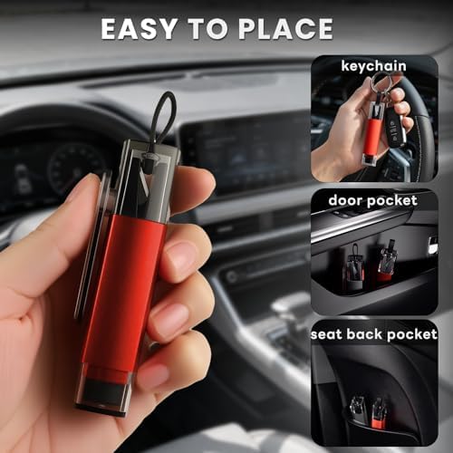 2-in-1 Window Breaker Seatbelt Cutter Car Emergency Escape Tool - Image 6