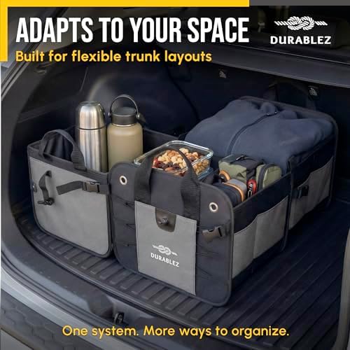 Large Car Trunk Organizer, Modular & Collapsible - Image 4