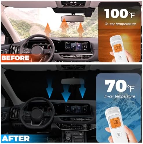 Foldable Front Windshield Sunshade - Image 7