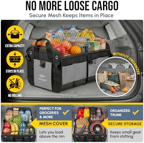 Large Car Trunk Organizer, Modular & Collapsible - Image 6