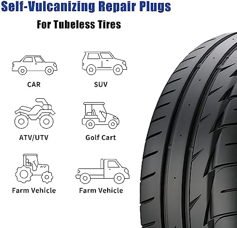 30pcs 4" Tire Plugs Heavy Duty.Tire Repair Plugs（Black） - Image 4