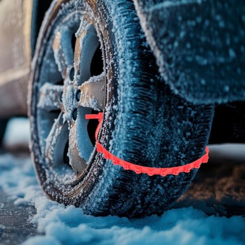 20pcs Rubber Snow Chains for Cars Universal Fit Tire Traction - Image 6