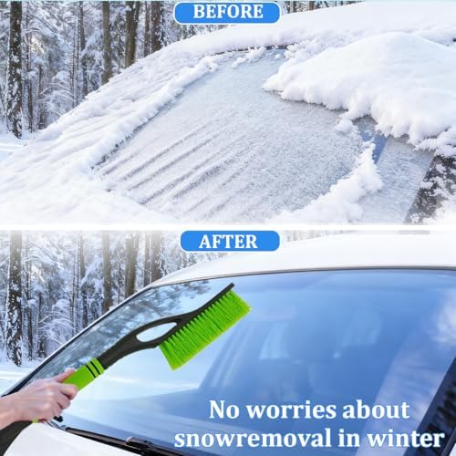 Car Snow Brush and Ice Scraper, Vehicle Windshield Scraper Deicer - Image 3