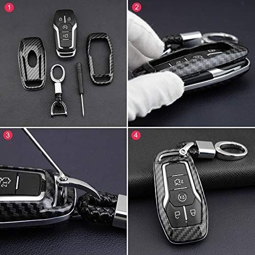 iJDMTOY Hard Plastic Key Fob Protective Case w/ Keychain - Image 5