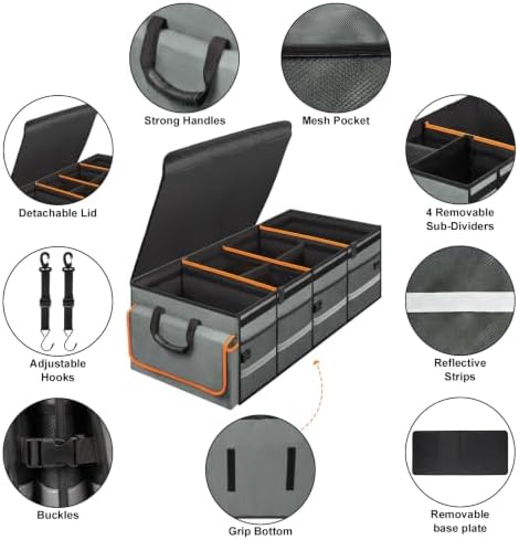 GDNasist Car Trunk Organizer and Storage - Image 6