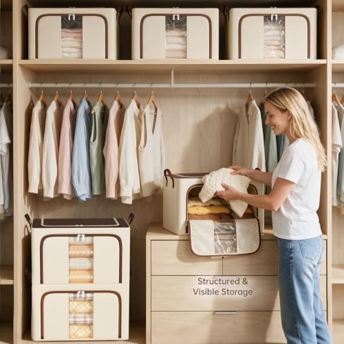 Clothes Storage Bins, 3 Openings - Image 7