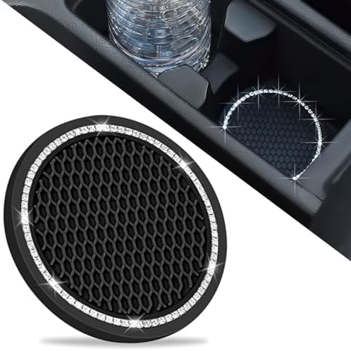 Car Cup Holder Coasters, Bling Cup Holder Insert Coaster Car Interior by DBlosp