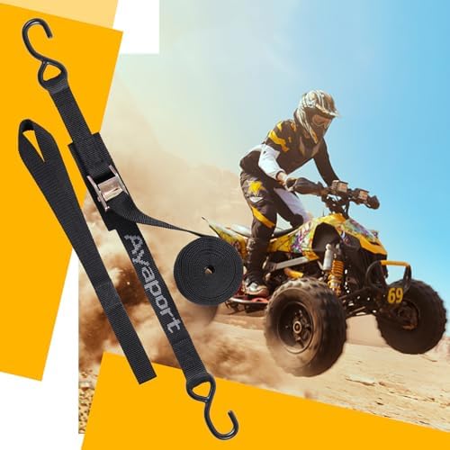 Ayaport Cam Buckle Tie Down Straps 6 feet, 4 Pack - Image 7