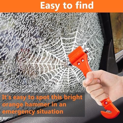 BFXM Car Window Breaker Hammer and Seat Belt Cutter 2-in-1, 20 Packs - Image 5