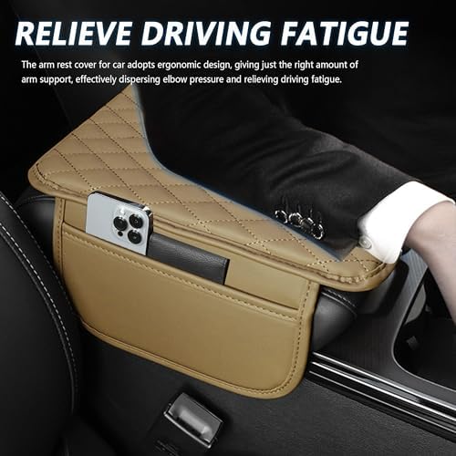 Stacool Upgraded Car Center Console Cover, Microfiber Leather Car Armrest Cover - Image 4