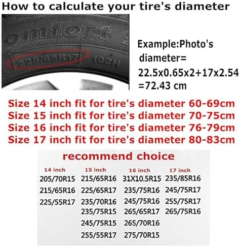 Black American Flag Tire Covers US Flags Pattern Tire Wheel Protector - Image 4