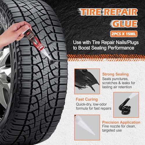 108 Pcs Tire Screw Plug Repair Kit, Tire Repair Screws - Image 4