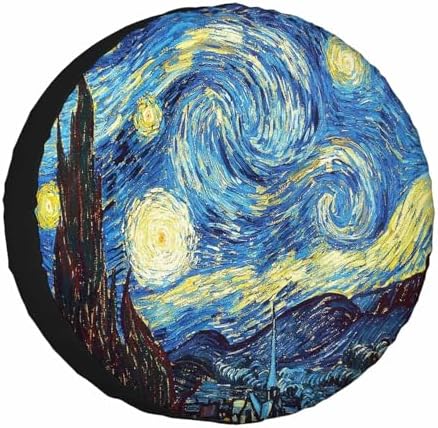 Abstract Starry Sky Spare Tire Cover by NOMEDOGYIM