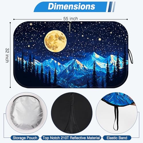 Windshield Sun Shade, Car Sun Shade Windshield - Image 3