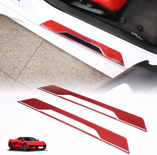 2PCS Car Door Sill Protector, Automotive Door Entry Guard Compatible by Suetlcoity